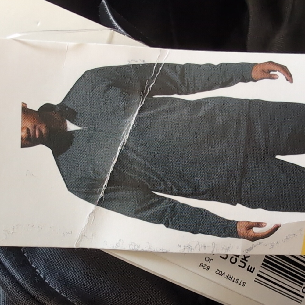 S: Adidas Gray Track Jacket